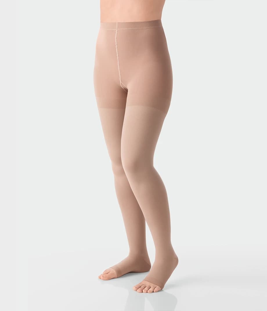 Juzo Dynamic Open Crotch Pantyhose | Compression Class 2 | Open Toe