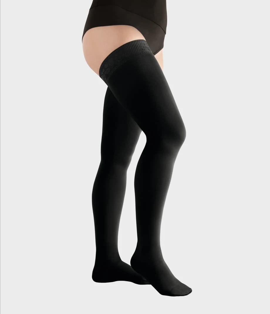 Juzo Move Compression Stockings AG | Thigh-High Support with Easy Donning | Closed Toe