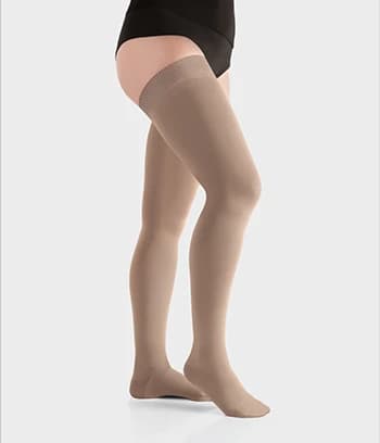 Juzo Move Compression Stockings AG | Thigh-High Support with Easy Donning | Closed Toe