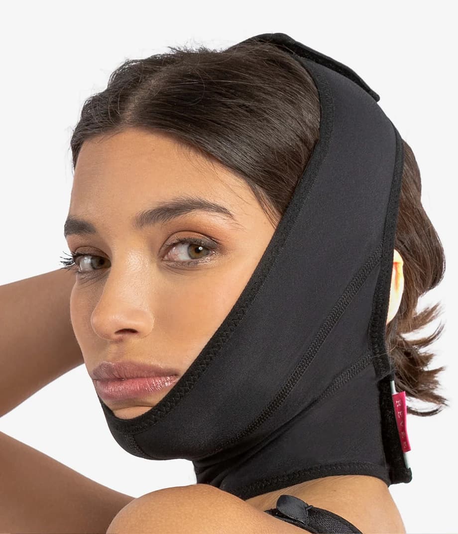 Neck Lift & Chin Liposuction Facial Compression Garment | Unisex